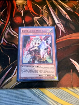YUGIOH TCG GHOST OGRE SNOW RABBIT CT13-EN012 SUPER LIMITED EDITION NM-image