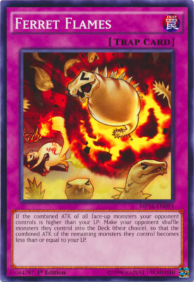Yugioh! LP Ferret Flames - MP16-EN093 - Common - 1st Edition Lightly Played, Eng-image