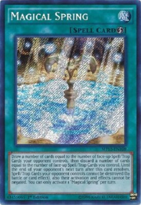 *** MAGICAL SPRING *** SECRET RARE 1ST EDITION MP15-EN108 MINT/NM YUGIOH!-image