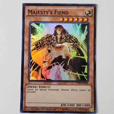 Majesty's Fiend - CT12-EN004 - Super Rare - NM/VLP - Limited - Yugioh-image