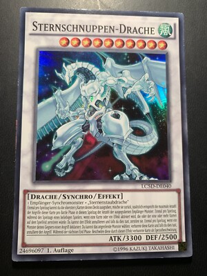 Yugioh! Shooting Star Dragon Super Rare - LC5D-DE040 1st Edition - German #2-image
