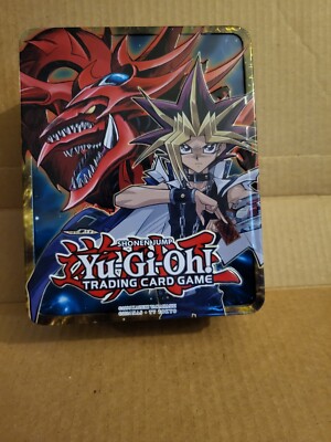 2016 Yu-Gi-oh Trading Card Game EMPTY MEGA-Tin Yugi And Slifer The Sky Dragon-image