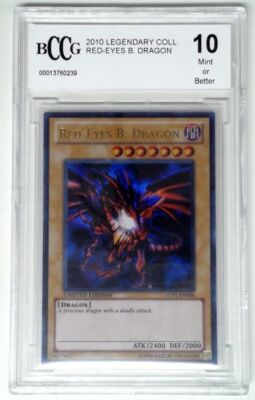 1x  V0697: 2010: Red-Eyes B. Dragon: LC01-EN006: Limited Edition: Legendary Coll-image
