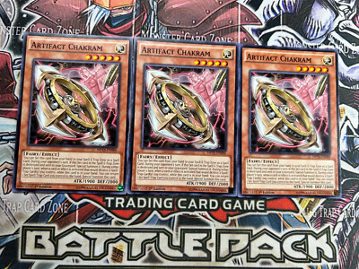 ***3x Artifact Chakram 1st Ed 3x*** MP15-EN088 | Common | YuGiOh! NM-image