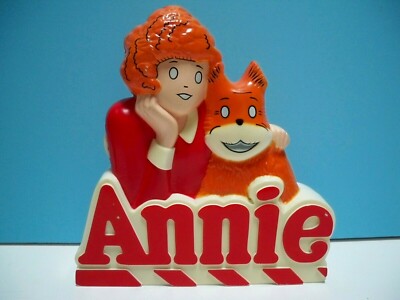 VTG.1981 LITTLE ORPHAN ANNIE & DOG SANDY AM RADIO W/9 VOLT BATTERY - WORKS GREAT-image