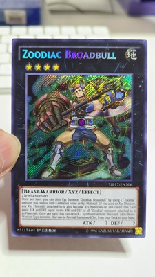 Zoodiac Broadbull MP17-EN206 2017 Mega-Tins Mega Pack 1st Edition Secret Rare NM-image