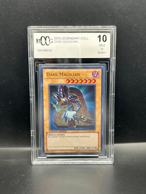 Pokemon Beckett BCCG 10 MINT Dark Magician LC01-EN005 Ultra Rare Limited S#8136-image