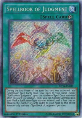 Spellbook of Judgment - MP14-EN039 - Secret Rare - 1st Edition x1 - Lightly Play-image
