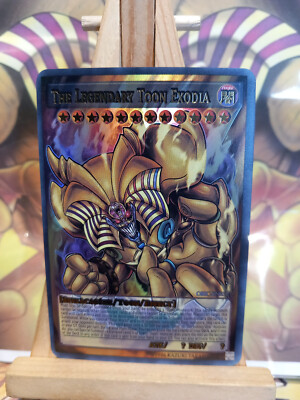 The Legendary Toon Exodia ACG Waifu Card Holo Anime Yug Cards-image