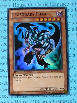 Legendary Fiend WGRT-EN021 Super Rare Yu-Gi-Oh Card Limited Edition New-image