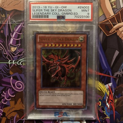 yugioh Sulfur, The Sky Dragon, Legendary Collection Psa 9.-image