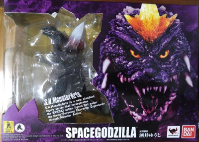 Bandai S.H. MonsterArts Space Godzilla Action Figure 2012 New From Japan-image