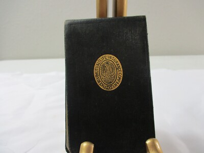 Antique Phoenix Mutual Life Insurance Advertising Sales Notebook 1923 Toledo OH-image