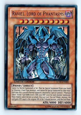 Yu-Gi-Uh Raviel, Lord of Phantasms #LC02-EN003 Legendary Collection 2 tcg LP-image