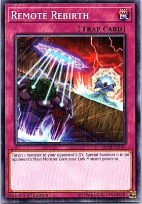 Remote Rebirth MP18-EN149 Yu-Gi-Oh! Light Play 1st Edition -image