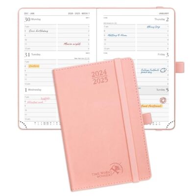  Planner 2024-2025 Pocket Size (4'' x 6.25'') Academic Year Calendar (July -image
