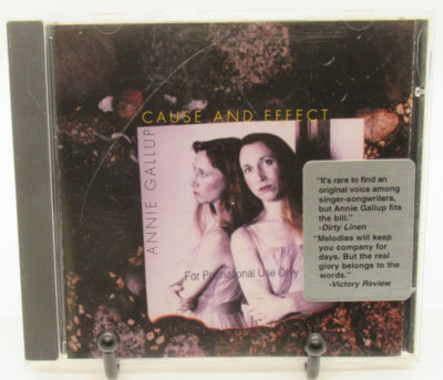 ANNIE GALLUP: CAUSE & EFFECT MUSIC CD, 12 GREAT TRACKS, 1996 FLYAWAY HAIR REC.-image