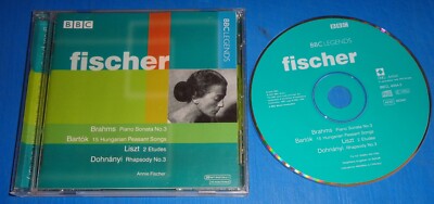 Annie Fischer BRAHMS/BARTOK/LISZT/DOHNANYI - BBC CD-image