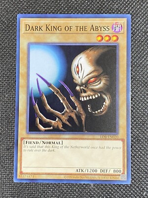 YuGiOh! - Dark King Of The Abyss LOB-EN020 Common 25th Anniversary Edition NM-image