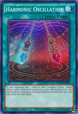 Harmonic Oscillation - MP16-EN028 - Common - 1st Edition Near Mint 2016 Mega Tin-image