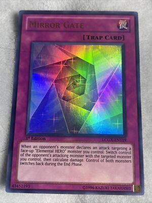 Mirror Gate - LCGX-EN119 - Ultra Rare - 1st Edition x1 - HP cuz indent on back-image