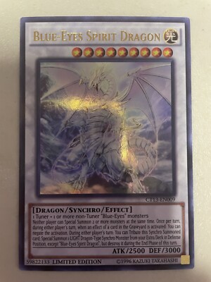 Yu-Gi-Oh! TCG Blue-Eyes Spirit Dragon 2016 Mega-Tins Ct13-En009 Limited Edition-image
