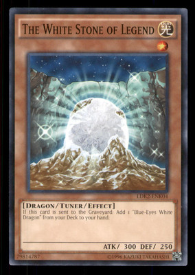 Yugioh The White Stone of Legend #LDK2-ENK04 Legendary Decks II LP-image