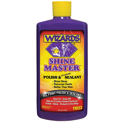 Shine Master Polish and Sealant - Cleans, Polishes and Seals Paint in One - Non--image