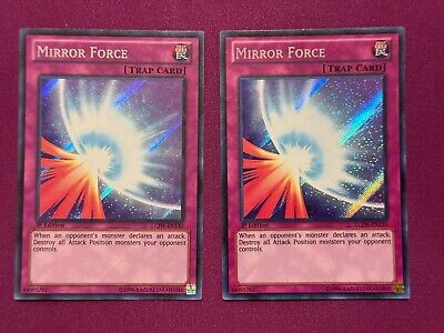 2x Mirror Force Secret Rare, Legendary Collection 4: Joey's World, 1st Edition-image