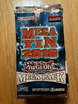 YuGiOh -  2016 Mega Tin Booster Pack EMPTY - 1st Edition --image