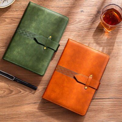 Thick PU Leather Vintage Journal A5 Notebook Lined Paper Writing Diary 360 Pages-image