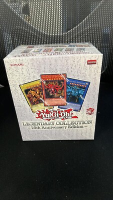 Yugioh Legendary Collection 25th Anniversary DISPLAY Box 5 Mini Boxes Sealed-image