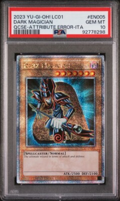 🔥Yugioh 2023 Dark Magician LC01 Quarter Century Secret PSA 10-image