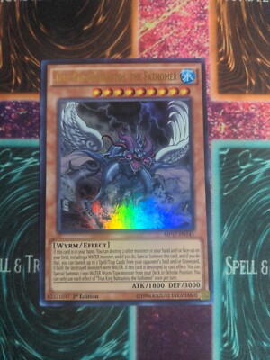 Yu-Gi-Oh! True King Bahrastos, the Fathomer MP17-EN141 1st Edition Ultra Rare NM-image