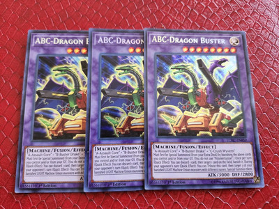 ABC-Dragon Buster LCKC-EN059 Legendary Collection Kaiba 1st Edition x3 PLAYSET-image