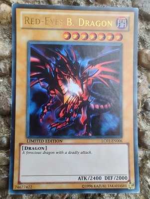 YU-GI-OH! RED-EYES B. DRAGON, LC01-EN006, LIMITED EDITION, LEGENDARY COLLECTION-image