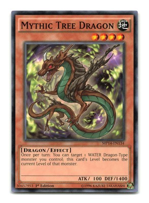 Mythic Tree Dragon - MP14-EN134 1st Edition - YuGiOh-LP-image