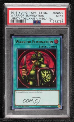 Warrior Elimination Ultra Rare 1st Ed. YuGiOh Legendary Collection Kaiba z3i-image