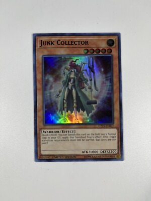 Junk Collector CT15 EN007 Ultra Rare Limited YuGiOh Holo Card-image