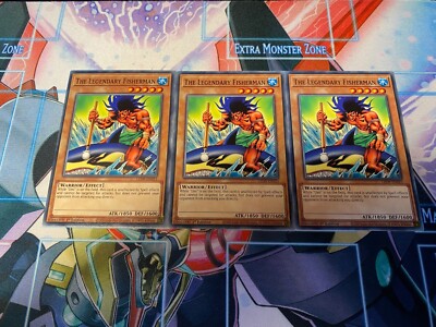 Yugioh x3 THE LEGENDARY FISHERMAN LED9-EN023 Common 1st Edition English NM-image