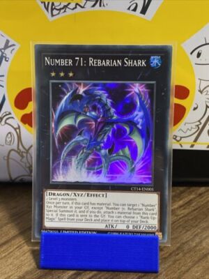 Number 71: Rebarian Shark - CT14 EN005 - Super Rare - Yugioh-image