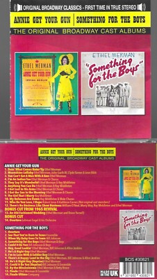 ETHEL MERMAN-ANNIE GET YOUR GUN/SOMETHING FOR THE BOYS-FIRST TIME IN STEREO-2CDS-image