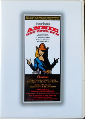 ANNIE GET YOUR GUN - The Playhouse in San Anselmo - Nov. 2011 DVD-image