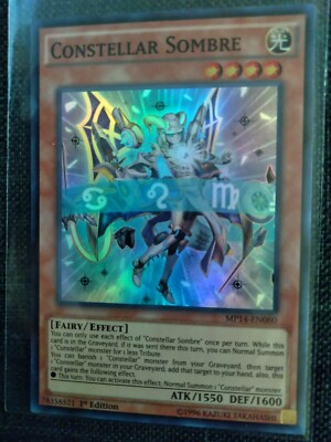 Yugioh! Constellar Sombre - MP14-EN060 - Super Rare - 1st Edition Near Mint-image