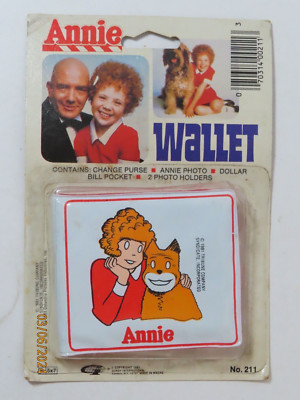 1981 Gordy International Little Orphan Annie wallet NIP-image