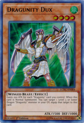 Yu-Gi-Oh! - Dragunity Dux  (LCKC-EN084) - Legendary Collection Kaiba - NM-image