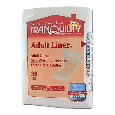 Tranquility Unisex Incontinent Pad Adult 9 x 24