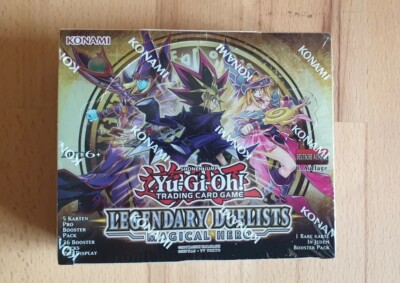 Yu-Gi-Oh Legendary Duelist Magical Hero 1st Edition Display German CIB Sealed-image