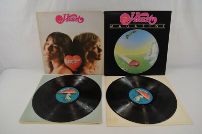 Heart Dreamboat Annie / Magazine Mushroom CAN 1975 1977 Vinyl Records LP EX/VG+-image