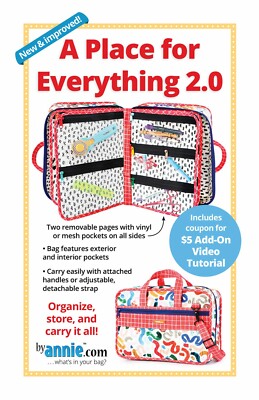 A Place For Everything 2.0 By Annie Pattern 10in (H) x 14in (W) x 5.5in (D)-image